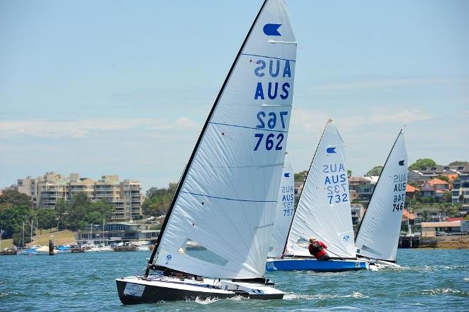 Day 1 leader Peter Horne - Henning Harders OK Dinghy Nationals © Bruce Kerridge